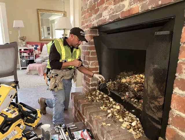 Safe screening installation by Maynard Chimney Sweep in Maynard, MA