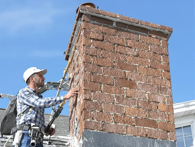 Brickwork for a chimney rebuild by Maynard Chimney Sweep in Maynard, MA