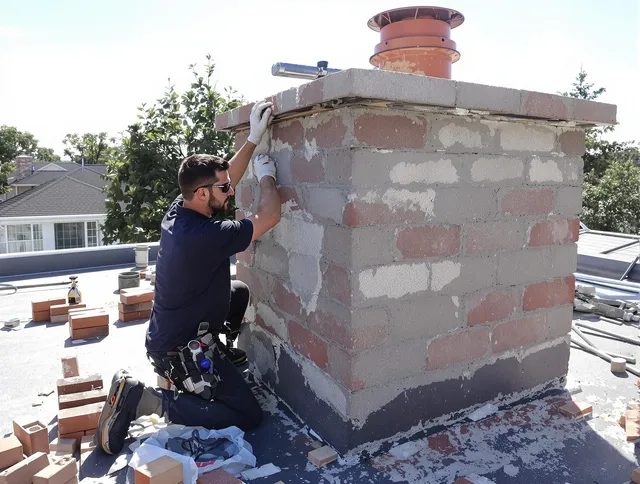 Advanced chimney repair process by Maynard Chimney Sweep in Maynard, MA