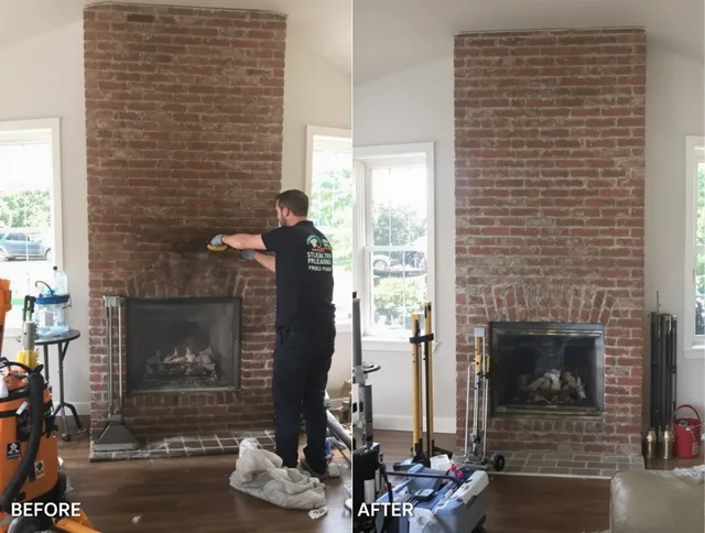 Finished chimney sweeping service by Maynard Chimney Sweep in Maynard, MA