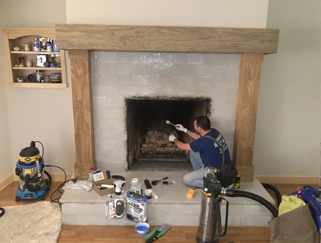 Detailed creosote removal process by Maynard Chimney Sweep in Maynard, MA